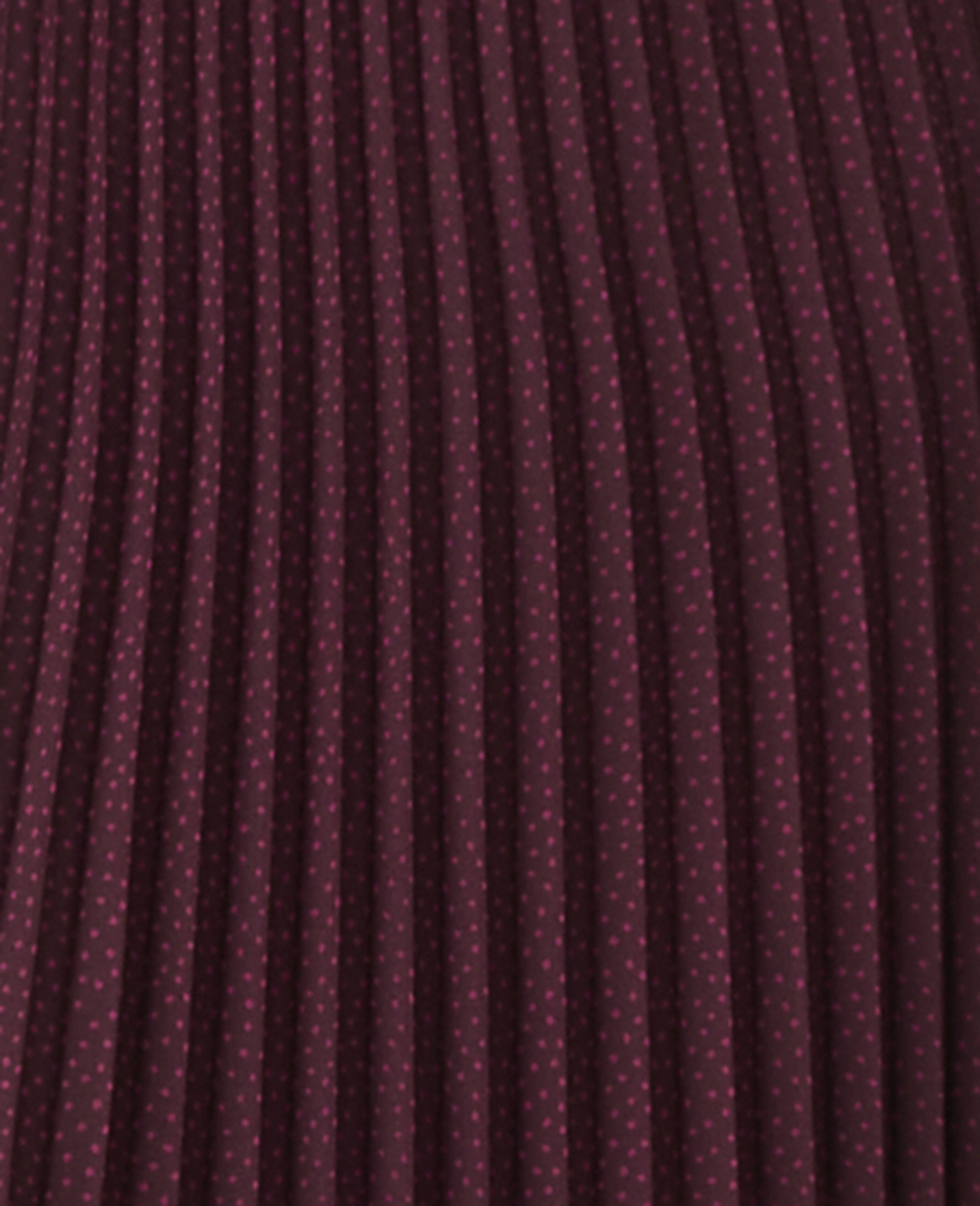 Dotted Sleeveless Pleated Midi Dress - thumbnail 4