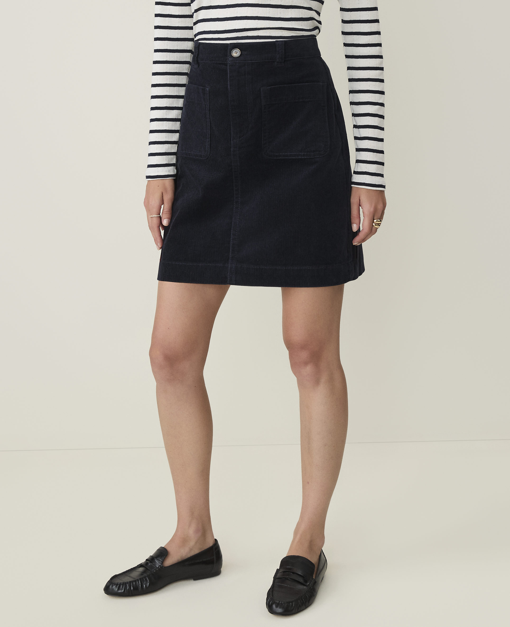 Weekend A-Line Skirt in Corduroy - thumbnail 3