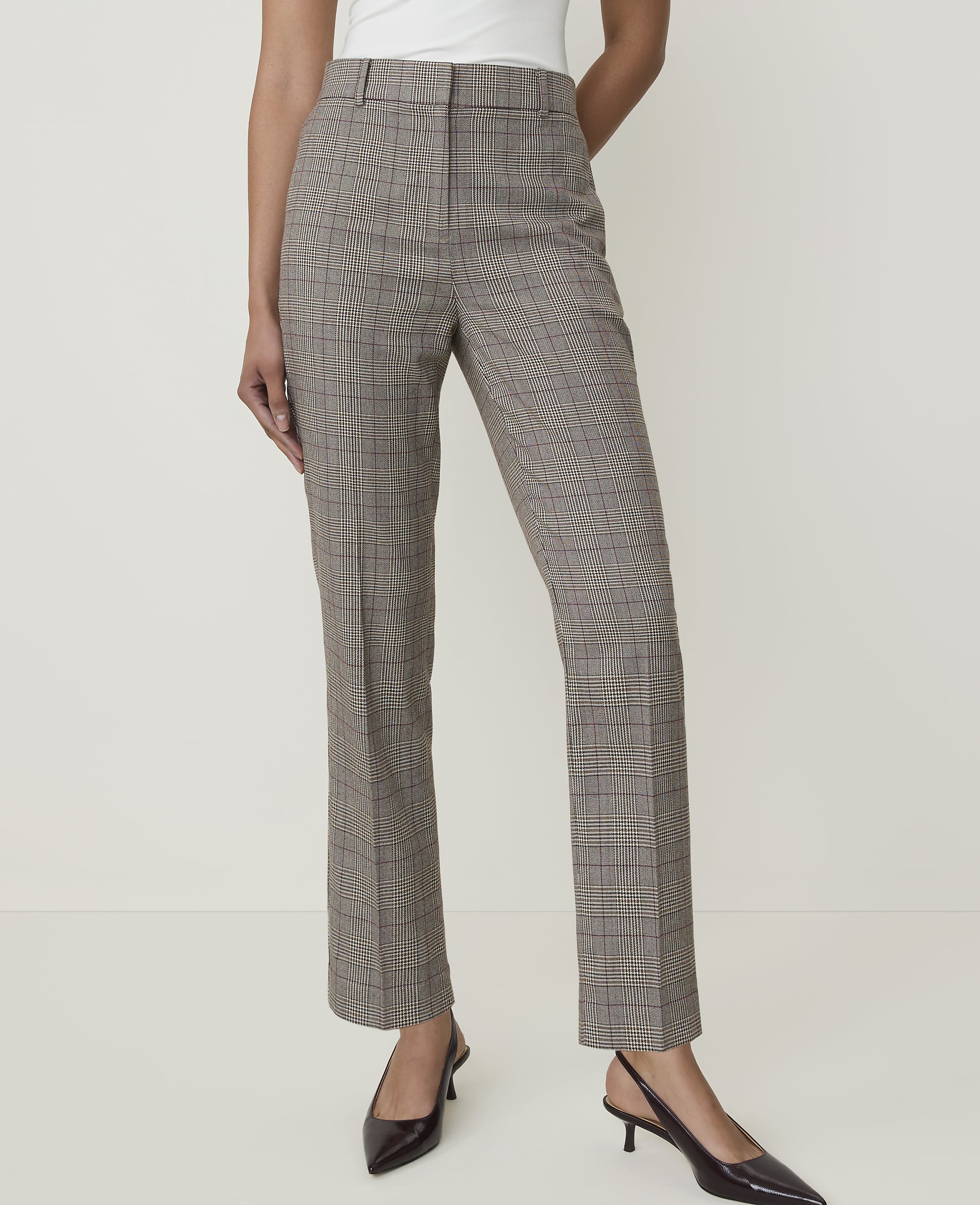 The Plaid High Rise Everyday Ankle Pant - thumbnail 3