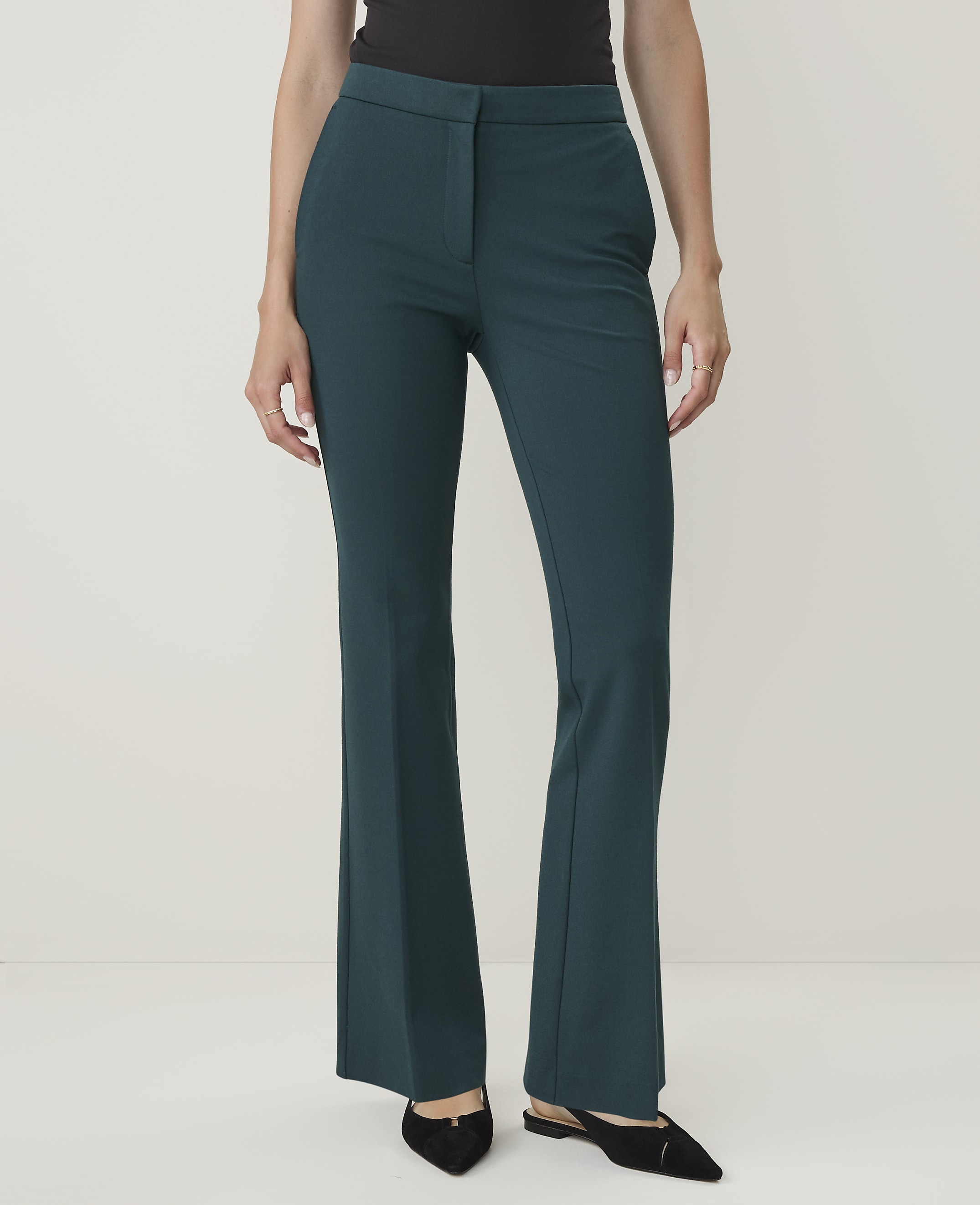 The Skinny Flare Pant in Ponte - thumbnail 3