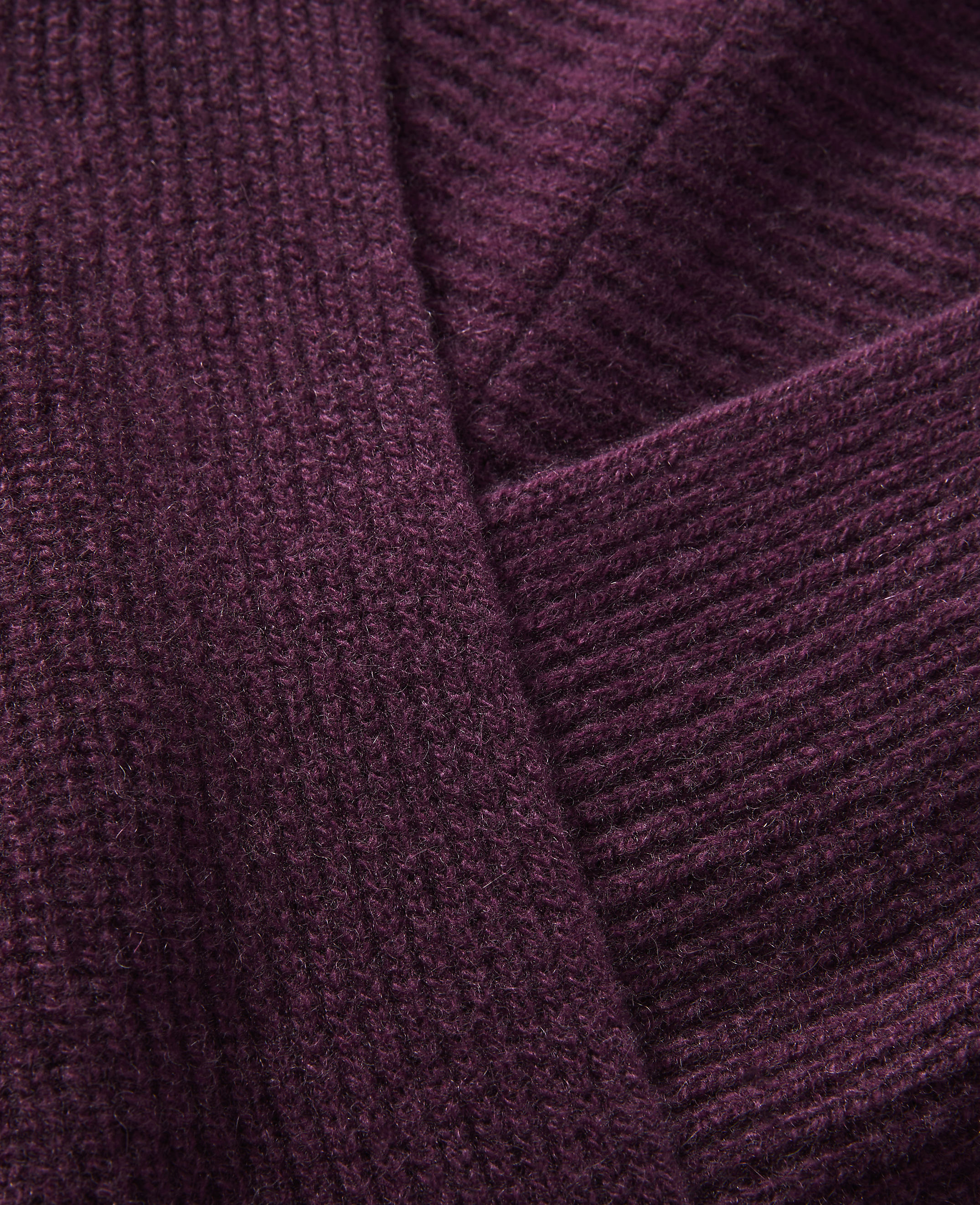 Ribbed Cashmere Crossover Sweater - thumbnail 5