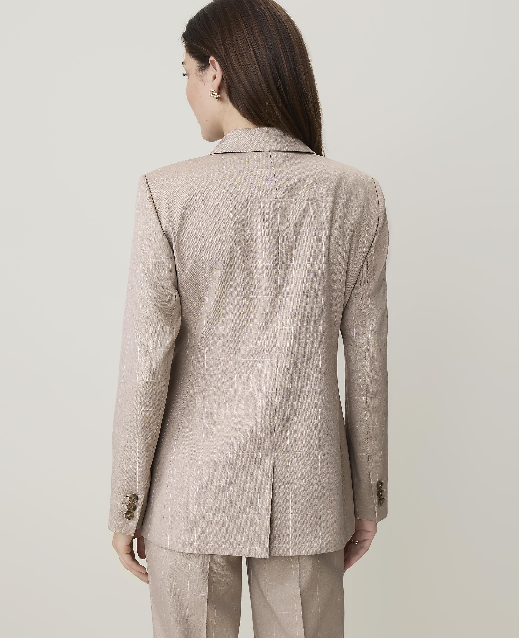 The Windowpane Crosby Blazer in Classic Canvas - thumbnail 3