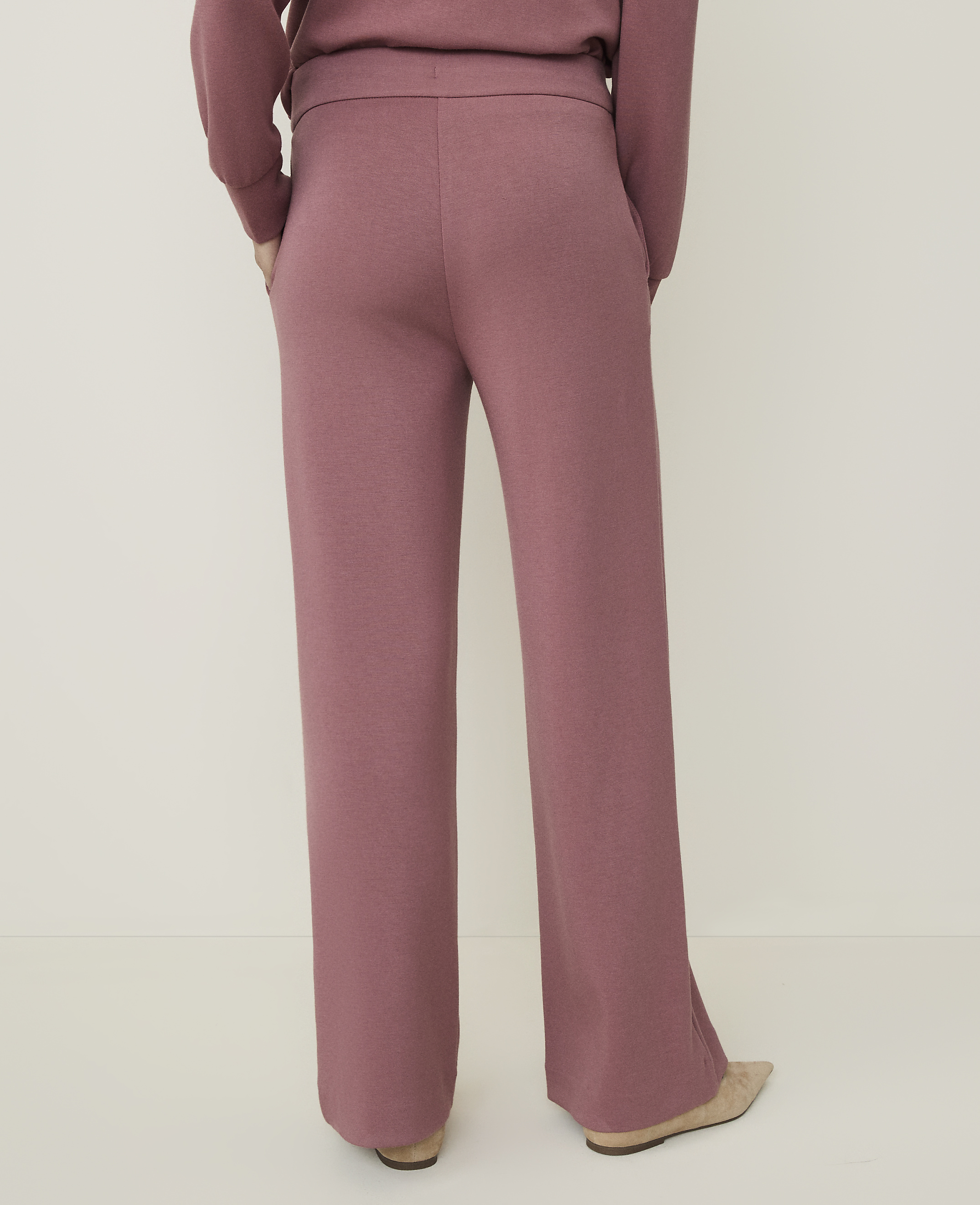 Weekend Easy Wide-Leg Pant in CloudPlush - thumbnail 4