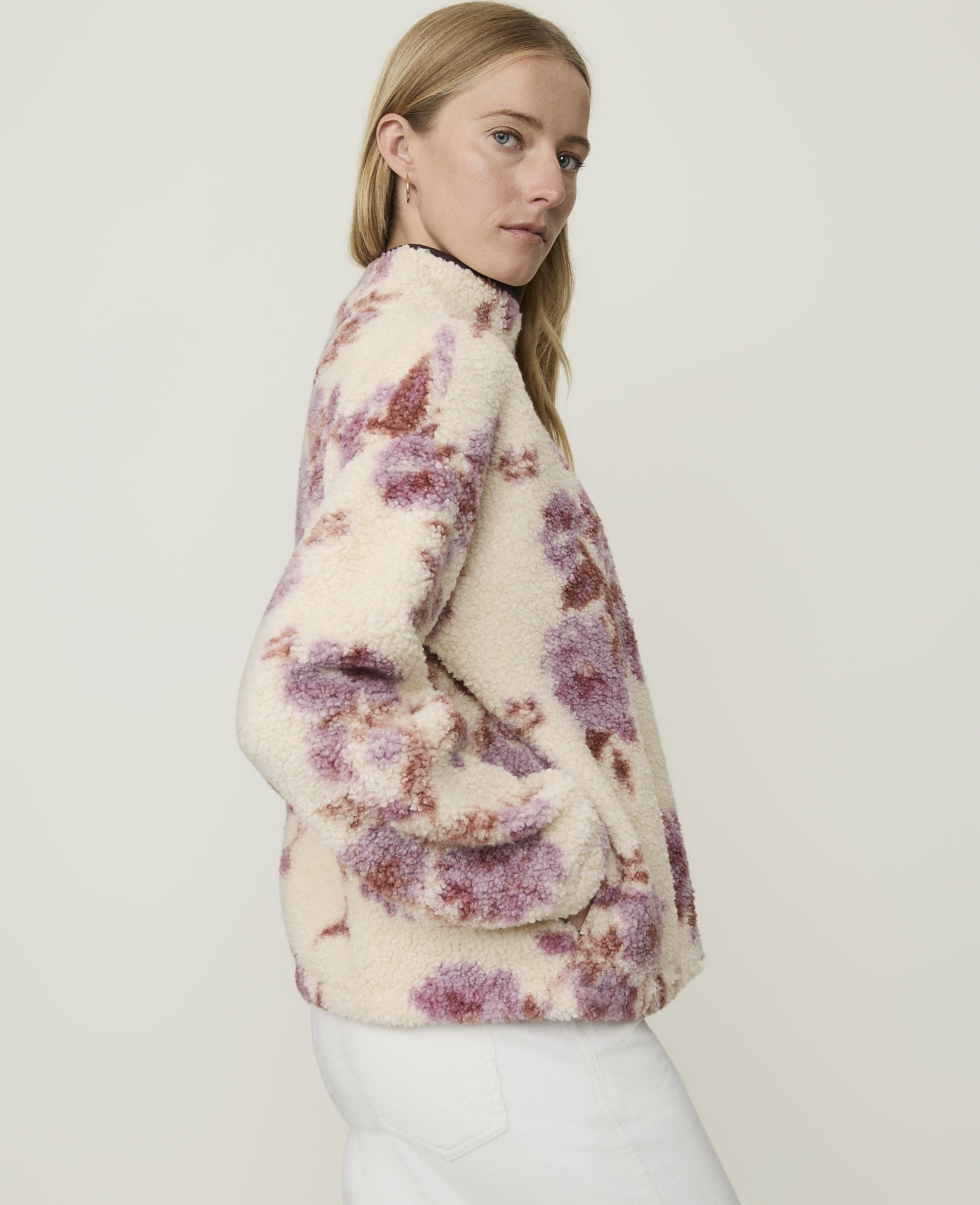 Weekend Floral Sherpa Pullover - thumbnail 3