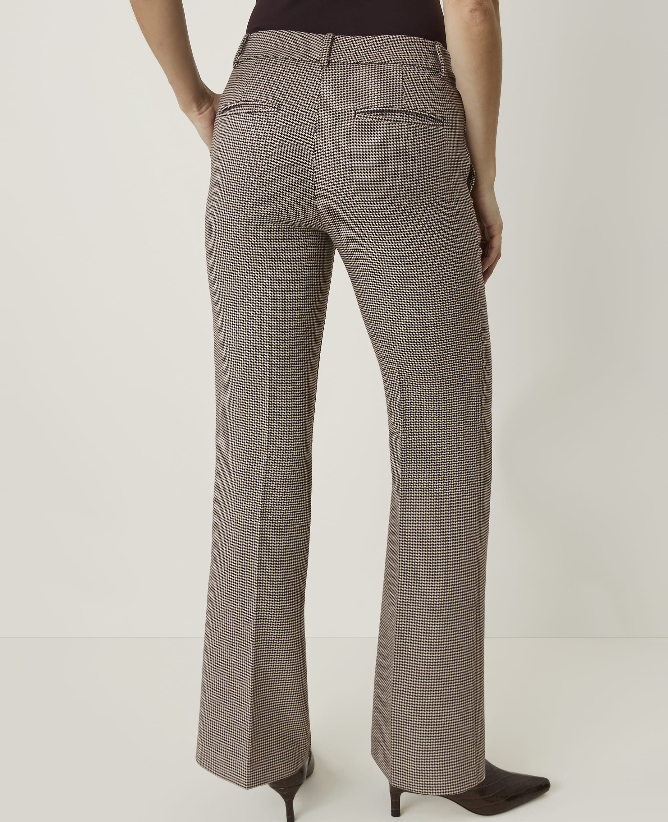 The Jayne Trouser Pant in Houndstooth - thumbnail 4