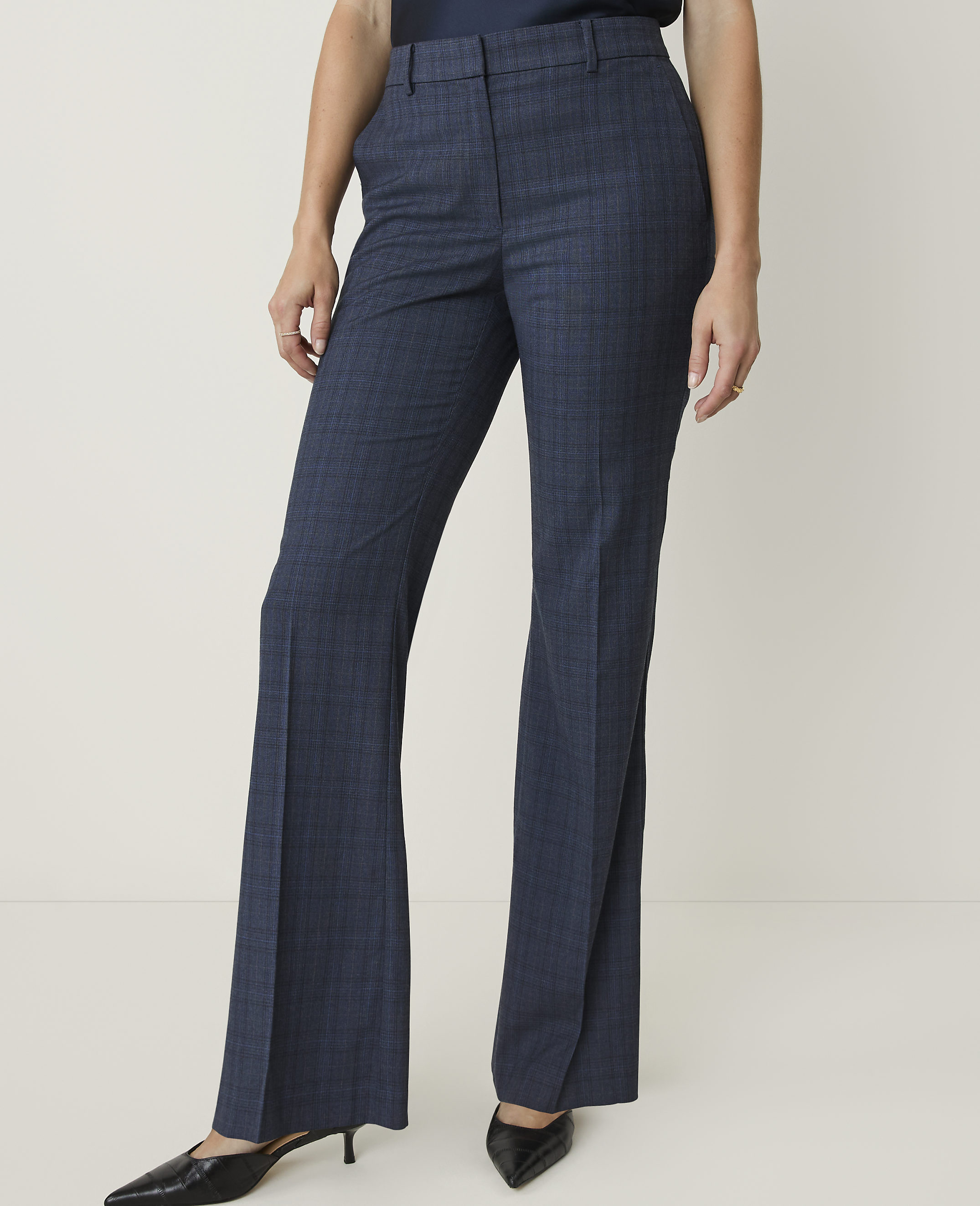The Plaid High Rise Trouser - thumbnail 3