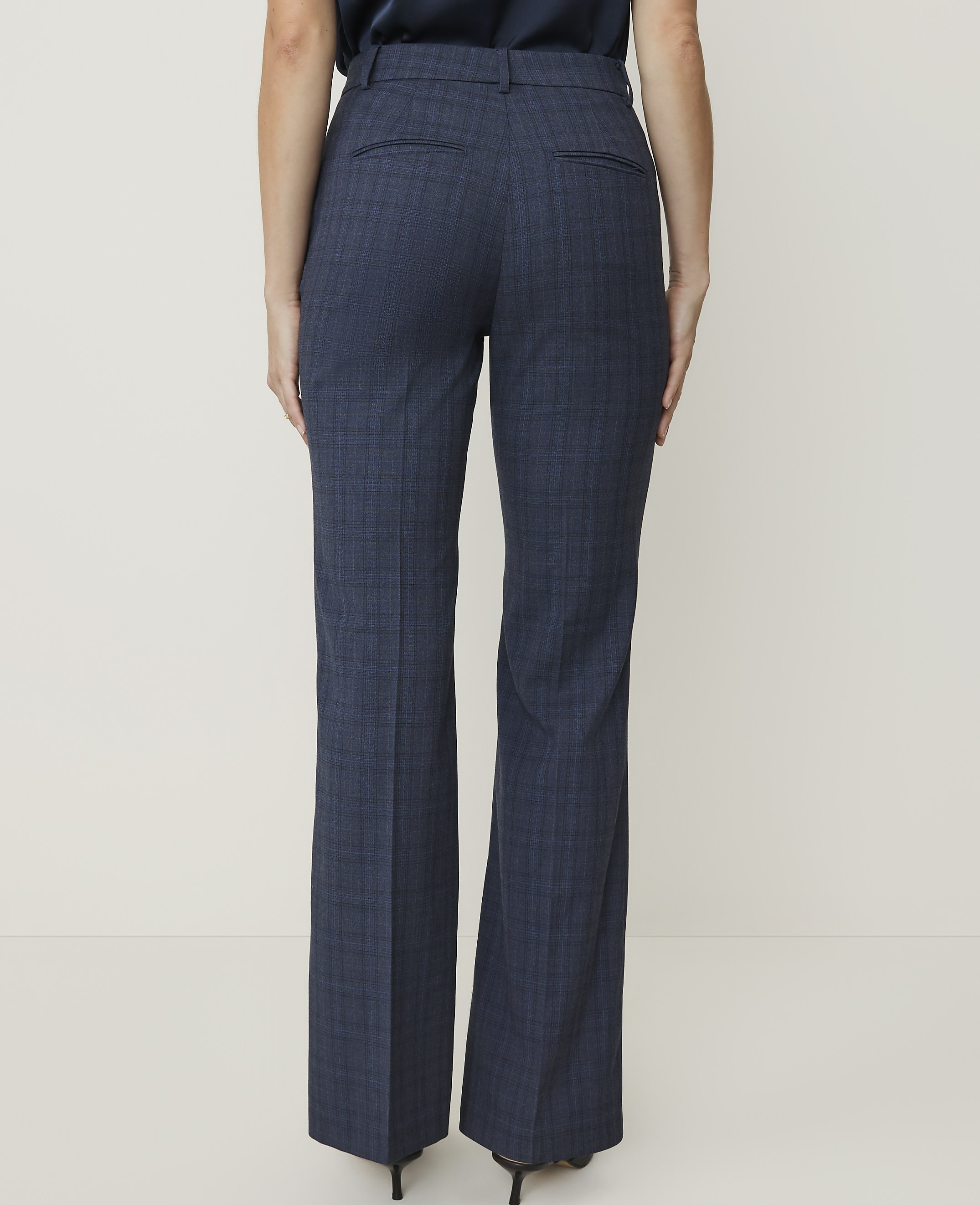 The Plaid High Rise Trouser - thumbnail 4