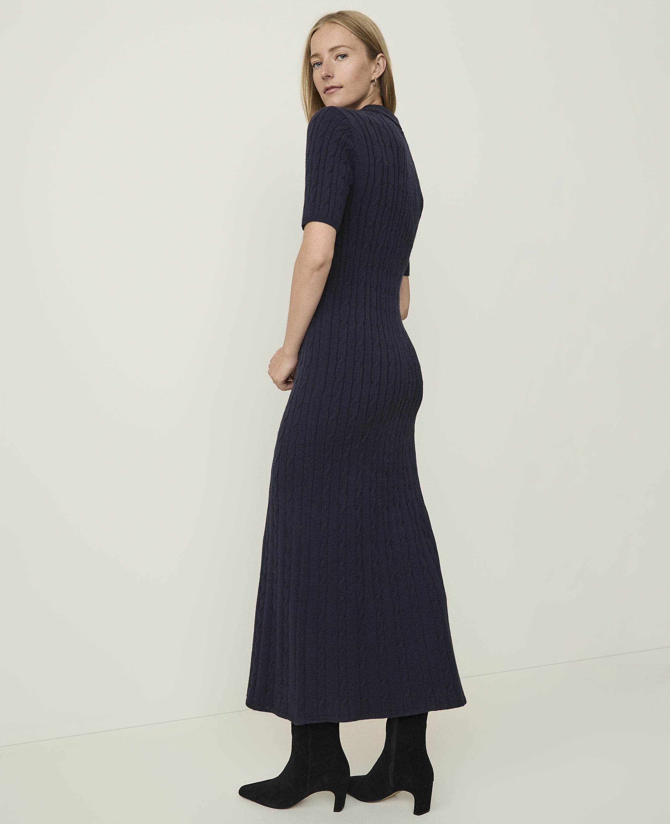 Weekend Cable Polo Midi Dress - thumbnail 4