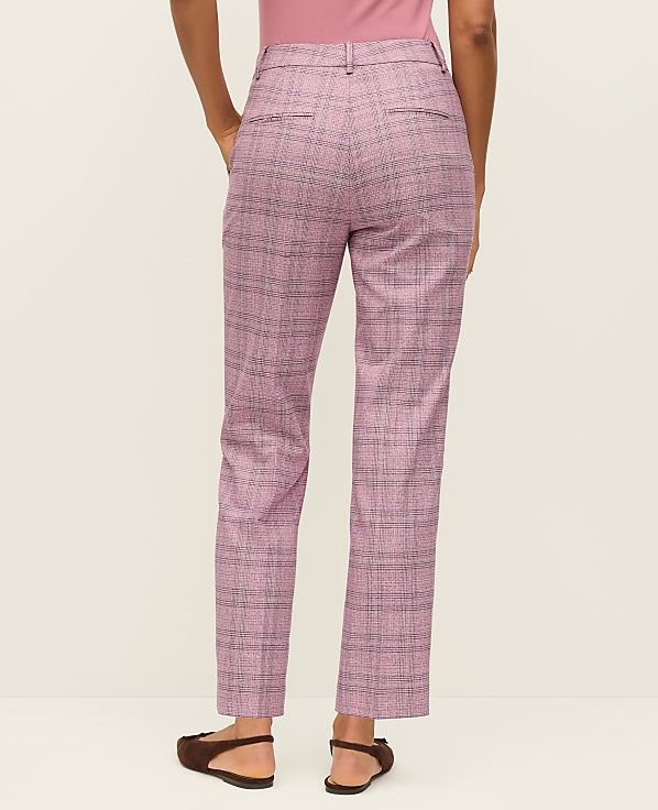The High Rise Everyday Ankle Pant in Plaid