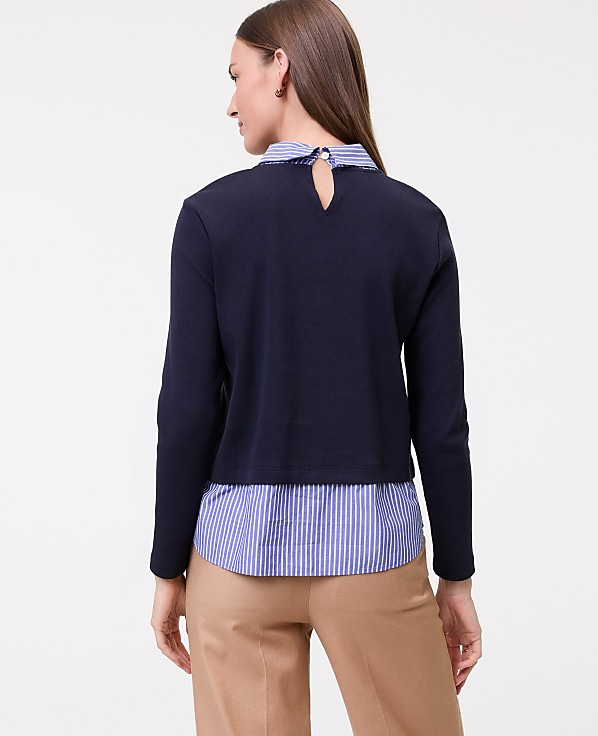 Weekend Layered Mix Media Top