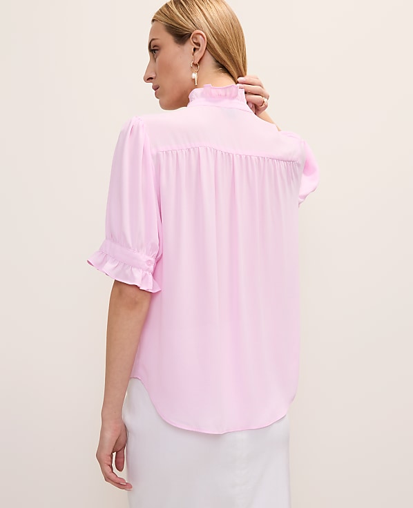 Ruffle Collar Shirt