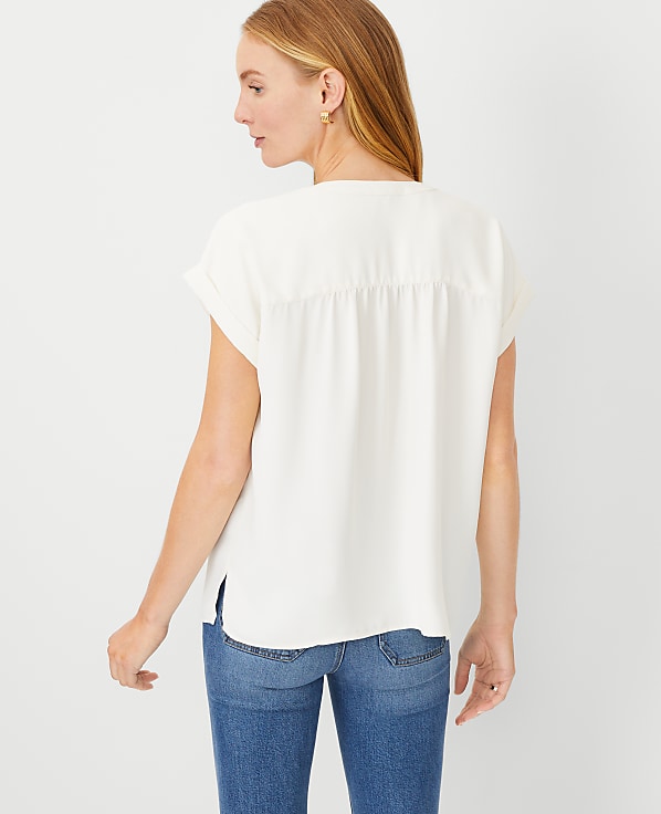 Petite Drop Shoulder Popover