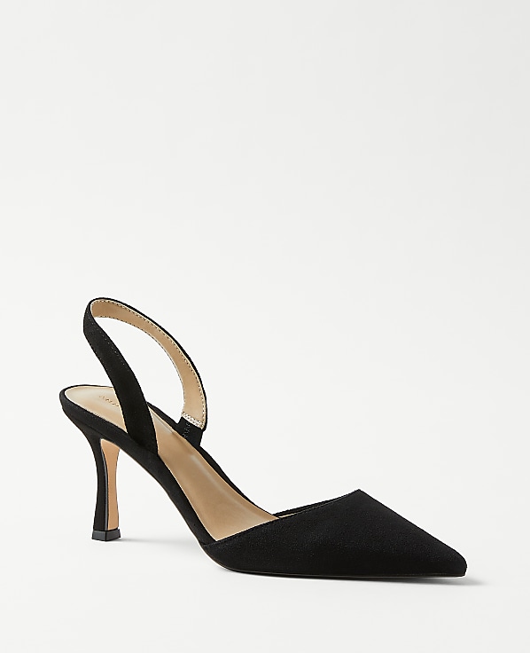 Kerry Suede Slingback Pump