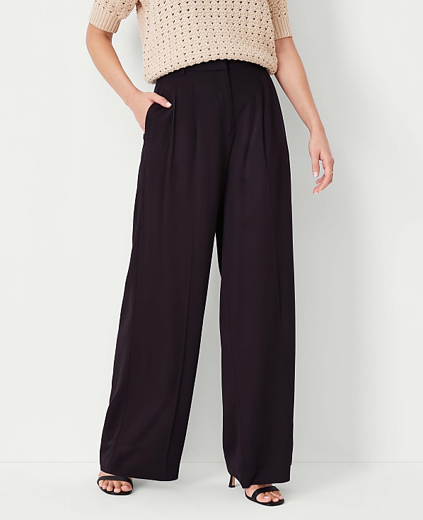The Pleated Wide-Leg Pant