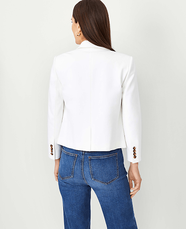 The Newbury Blazer in Knit Twill