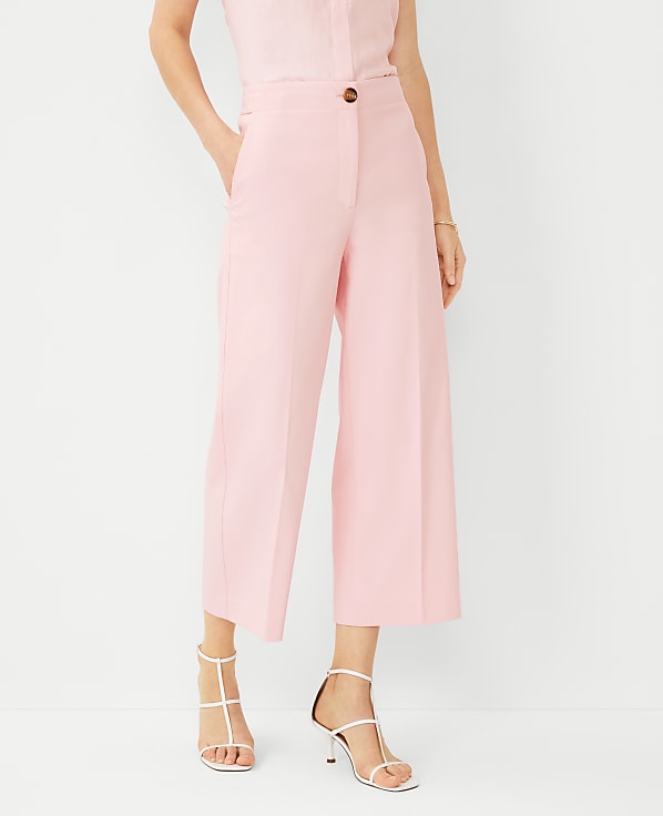 The Kate Wide Leg Crop Pant