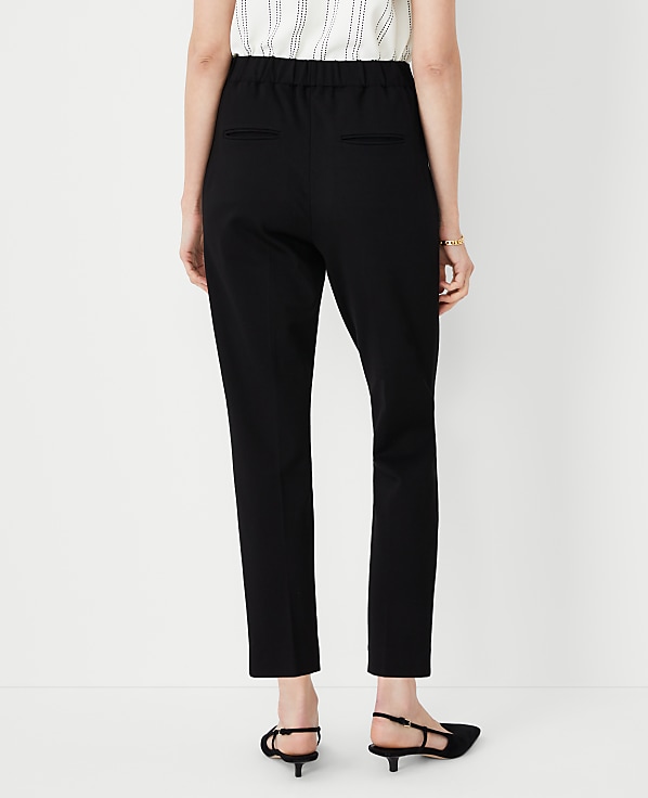 The High Rise Eva Easy Ankle Pant in Twill