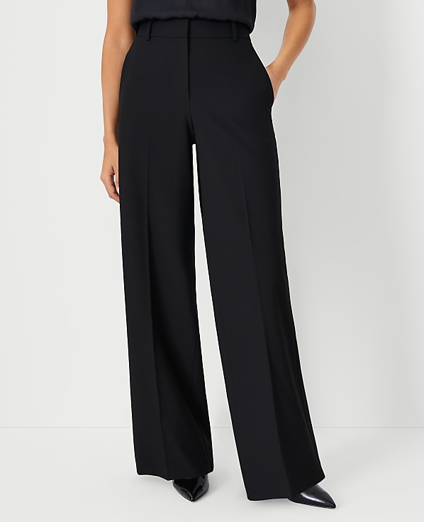 The Petite Wide Leg Pant in Seasonless Stretch