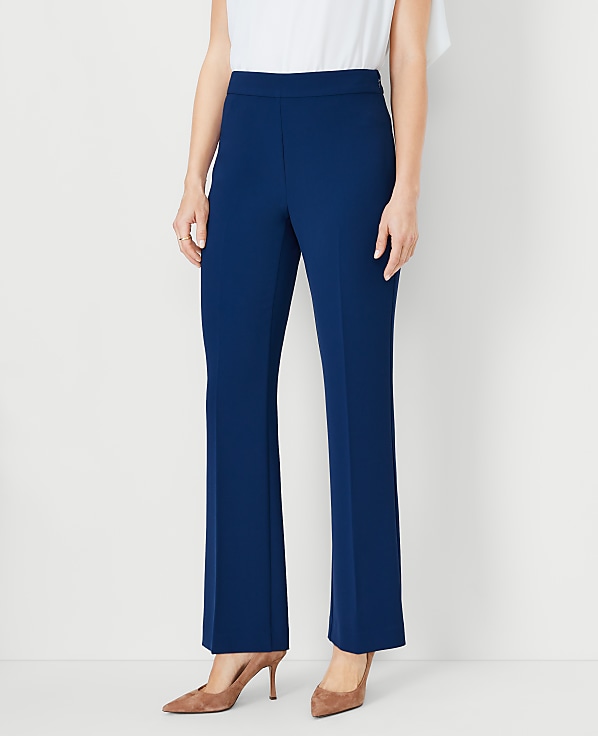 The Side Zip Trouser in Fluid Crepe