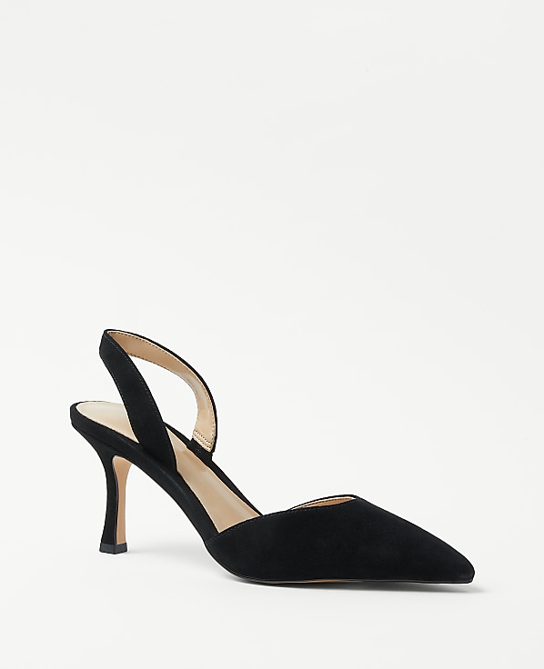 Kerry Suede Slingback Pump