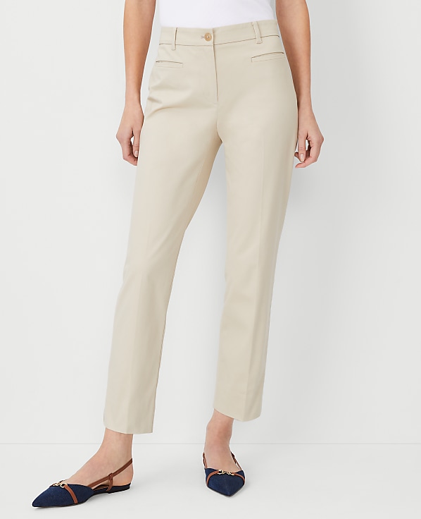 The Petite Cotton Crop Pant &ndash;&nbsp;Curvy Fit