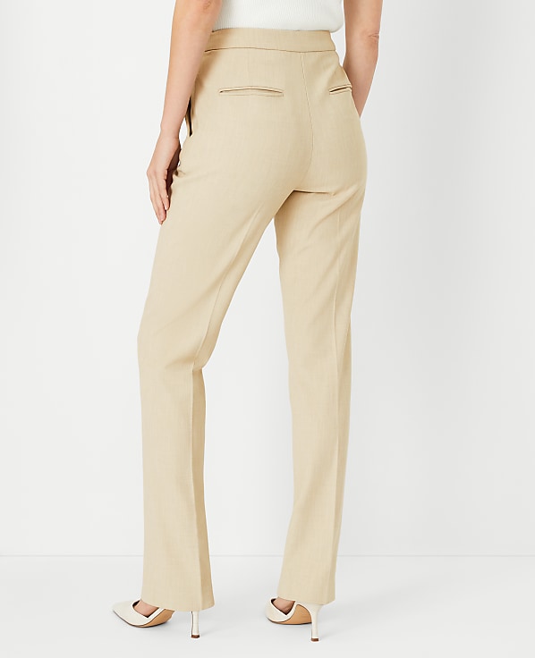 The Tall Side Zip Straight Pant in Bi-Stretch