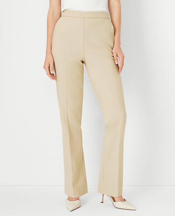 The Petite Side Zip Straight Pant in Bi-Stretch &mdash;&nbsp;Curvy Fit