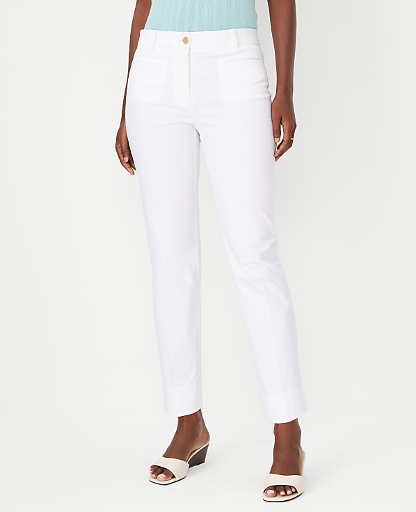 The Petite Cotton Crop Pant &ndash;&nbsp;Curvy Fit