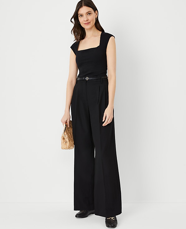 The Pleated Wide-Leg Pant
