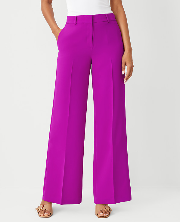 The Petite Wide Leg Pant in Crepe