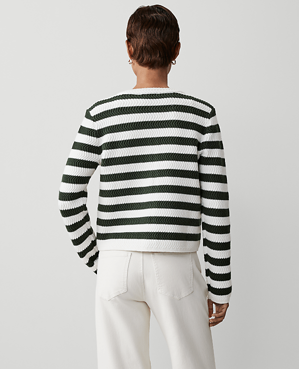 Striped Stitched Jacket