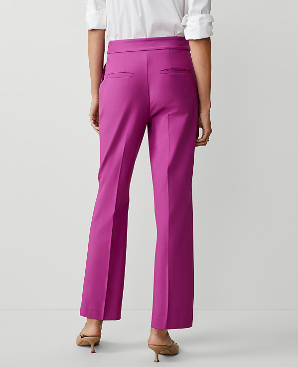 The Petite Button Pencil Pant in Twill