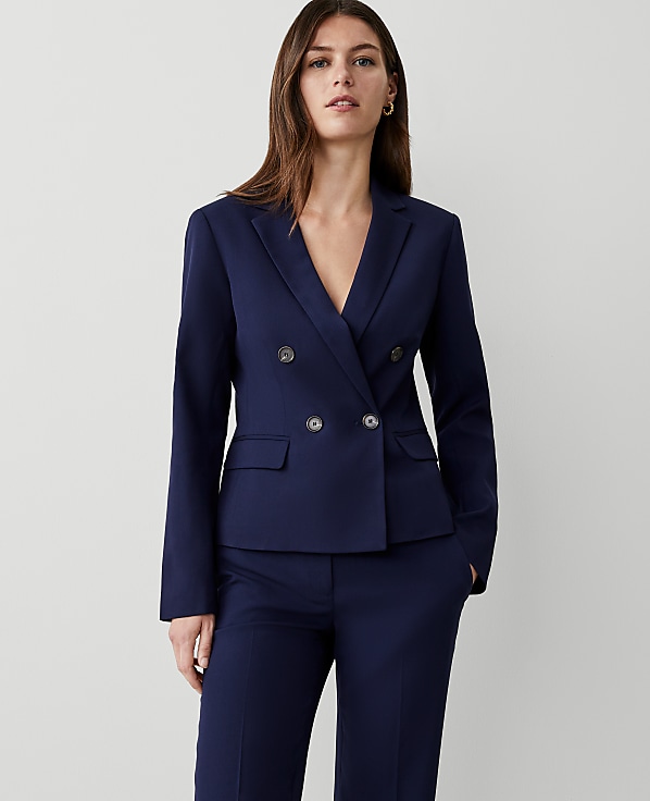 The Tailored Blazer in Textured Drape