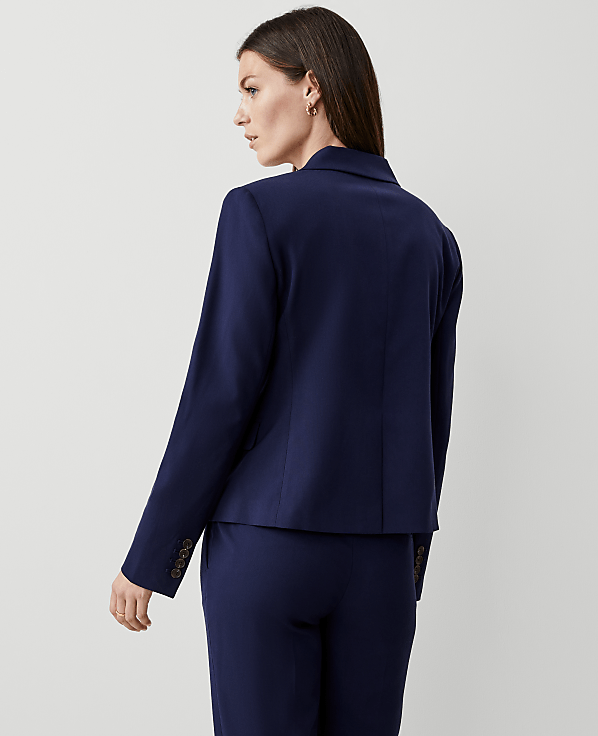 The Tailored Blazer in Textured Drape