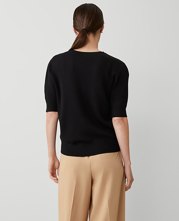 Jacquard Sweater Tee
