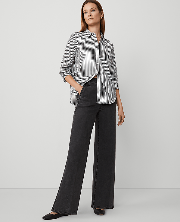 The Petite Denim Trouser