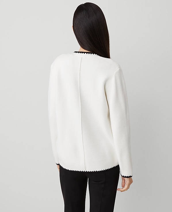 Blanket Stitch Cardigan