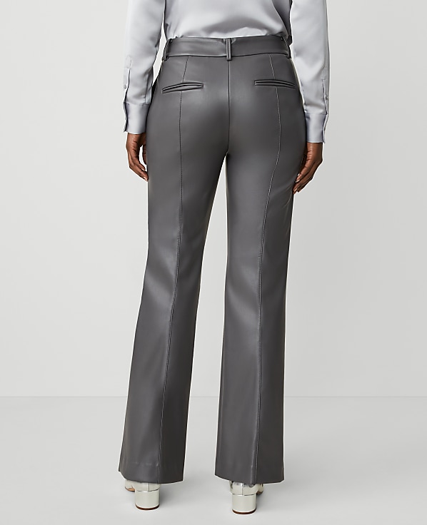 The Petite Jayne Trouser in Faux Leather