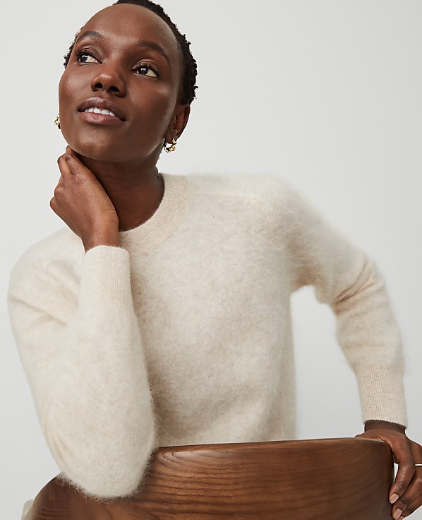 Brushed-Cashmere Sweater