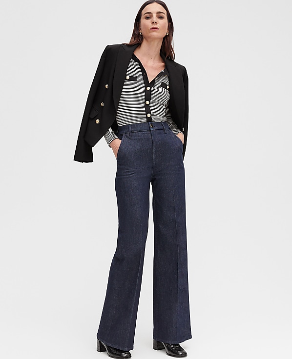 The Petite Denim Trouser