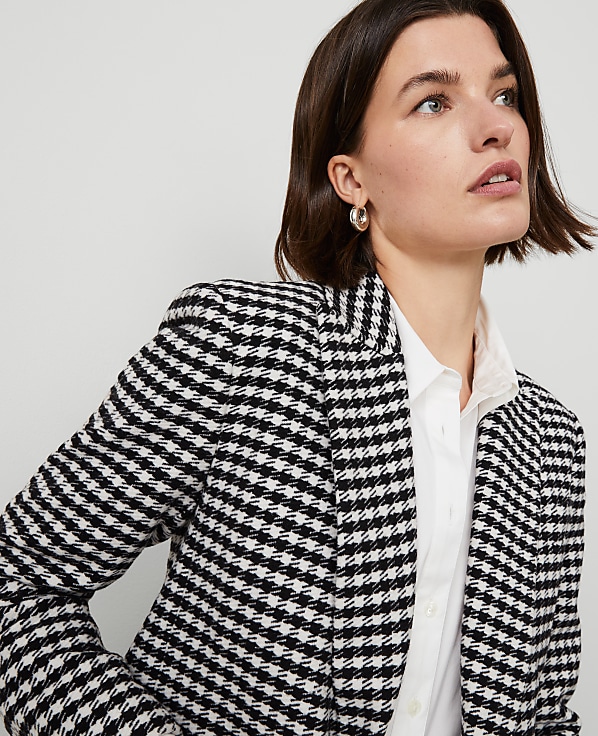 The Checked Relaxed Double Breasted Blazer