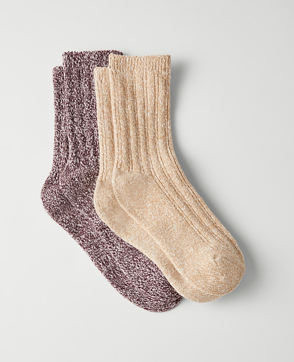 Marled Crew Sock Set