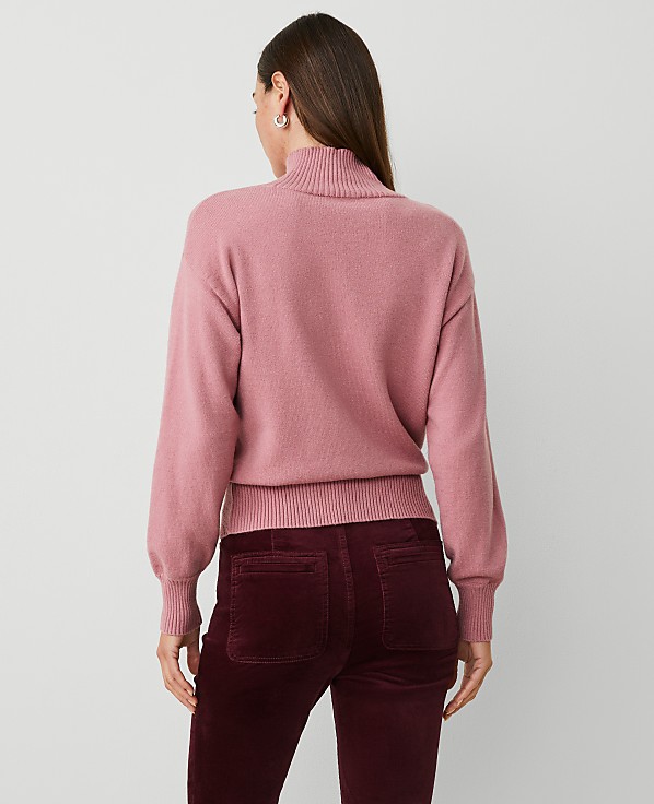 Weekend Collection Turtleneck Wedge Sweater