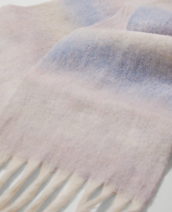 Ombre Fuzzy Scarf