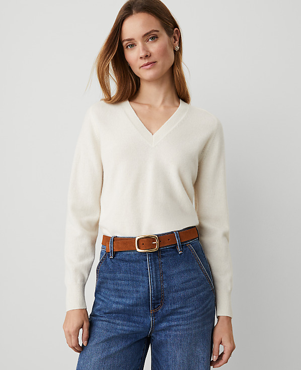 Cashmere V-Neck Sweater