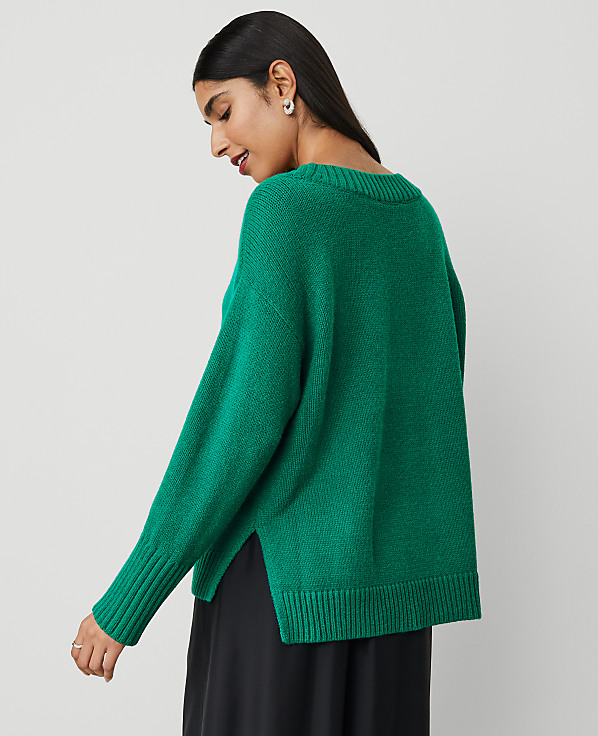 Oversized V-Neck Sweater