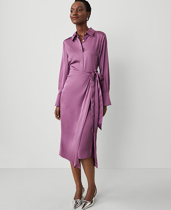 Collared Midi Shirtdress