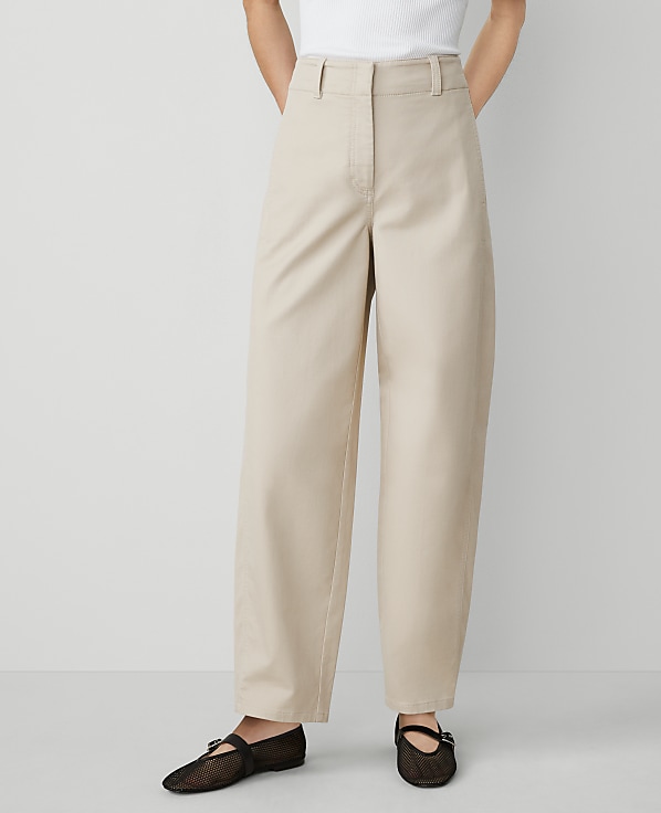 Weekend Collection Seamed Barrel Ankle Pant