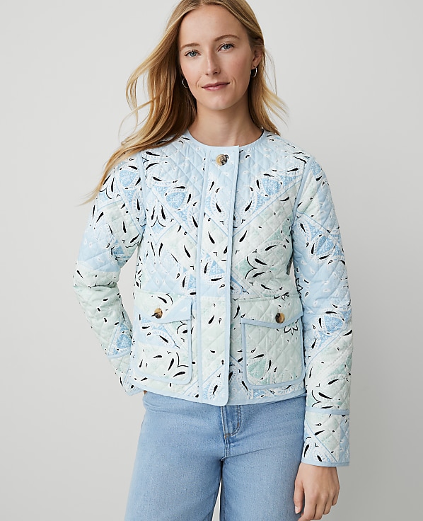 Weekend Collection Paisley Quilted Jacket