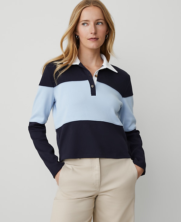 Weekend Collection Cropped Polo Shirt